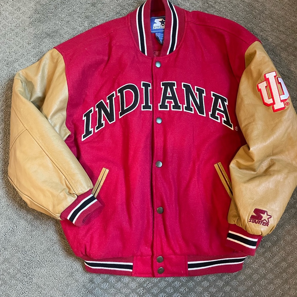 Vintage 1990s Starter Jacket Indiana Hoosiers